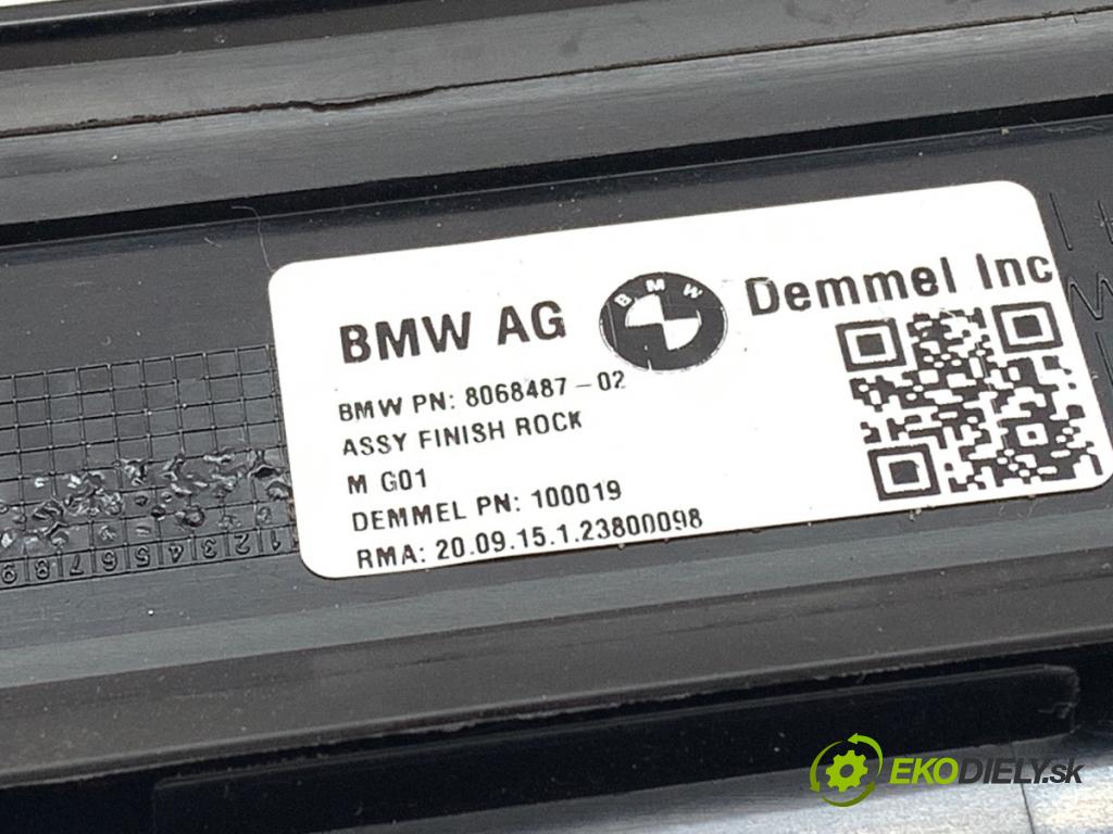 BMW G01 SUV 2020 135 kW xDrive 30 e Plug-in-Hybrid 1998 gumy pedálu PROGOWE Dvere predných 8068487