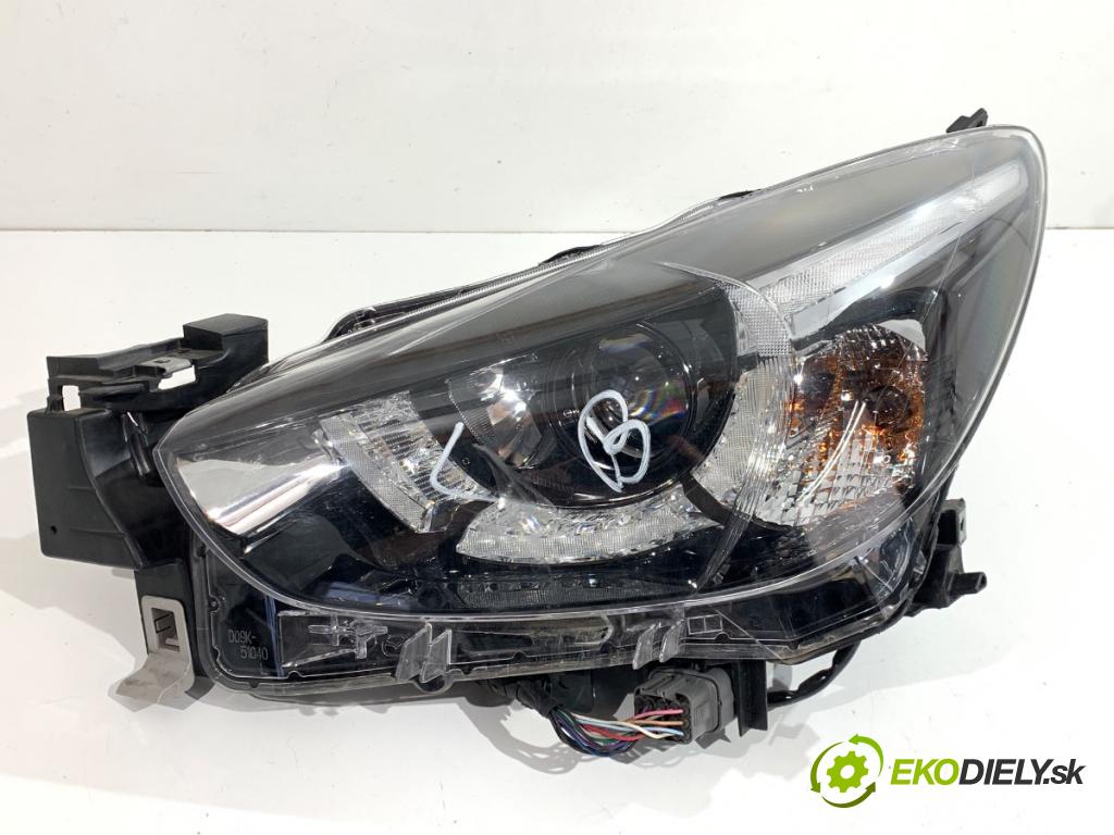 MAZDA 2 DL liftback 2018 66 kW 1.5 SKYACTIV-G 1496 světlomet levý přední část ÚPLNÝ LED D09K-51040