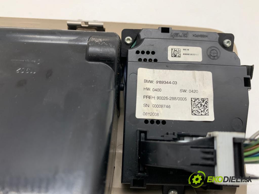 BMW F01 sedan 2010 240 kW 740 i, Li 2979 Panel ovládaní topení zadní část pravý 9189344