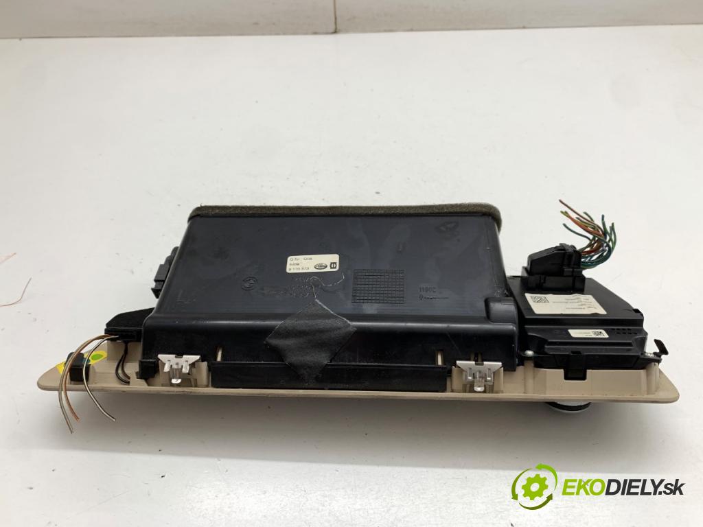 BMW F01 sedan 2010 240 kW 740 i, Li 2979 Panel ovládaní topení zadní část levý 9189345