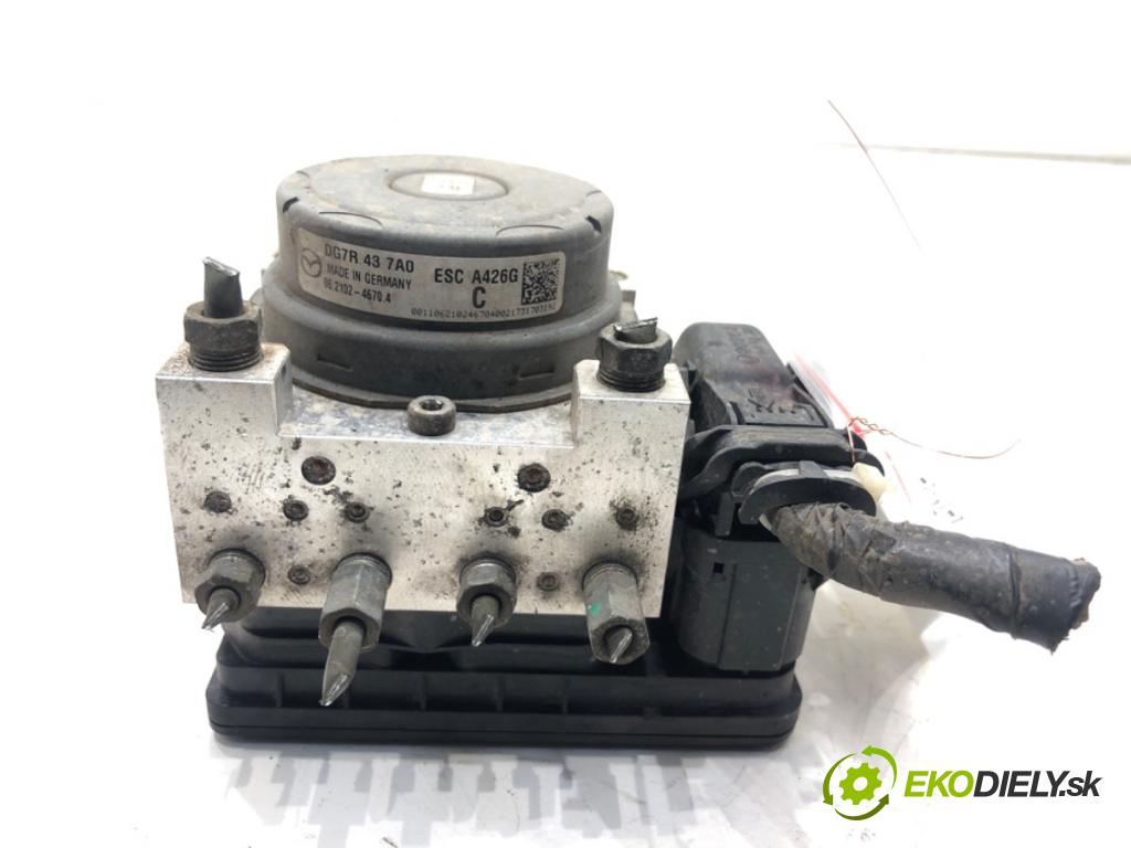 MAZDA 2 DL liftback 2018 66 kW 1.5 SKYACTIV-G 1496 Pumpa ABS DG7R437A0 (Pumpa ABS)