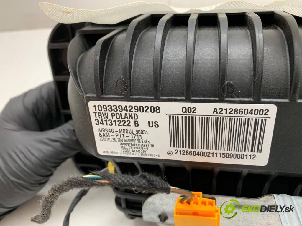 MERCEDES-BENZ W212 sedan 2016 245 kW E 400 4-matic (212.067) 2996 AirBag spolujezdce A2128604002 (Airbag)