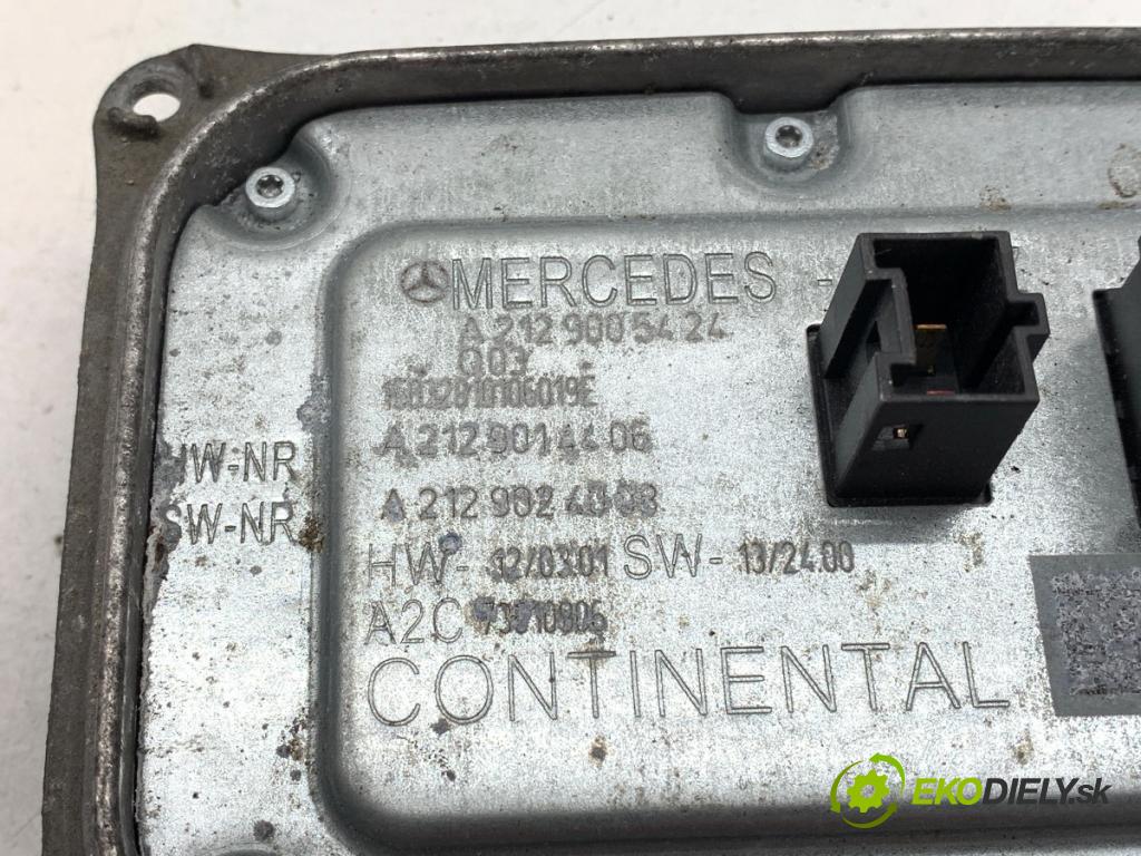 MERCEDES-BENZ W212 sedan 2016 245 kW E 400 4-matic (212.067) 2996 Menič Modul LED A2129005424