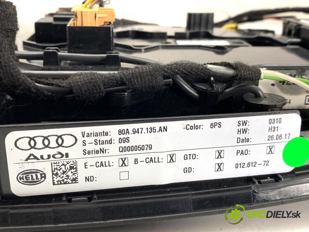 AUDI Q5 FY SUV 2018 260 kW SQ5 TFSI quattro 2995 světlo stropní 80A947135AN