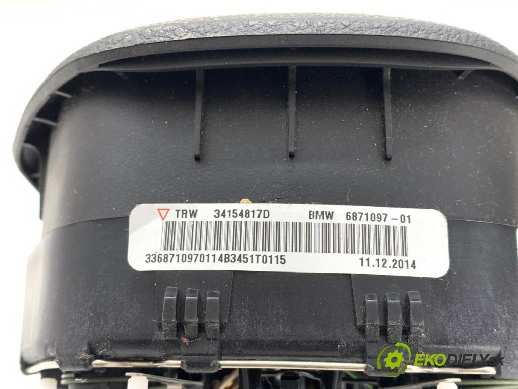 BMW F30 sedan 2015 225 kW 335 i xDrive 2979 AirBag volantu 6871097 (Airbag)