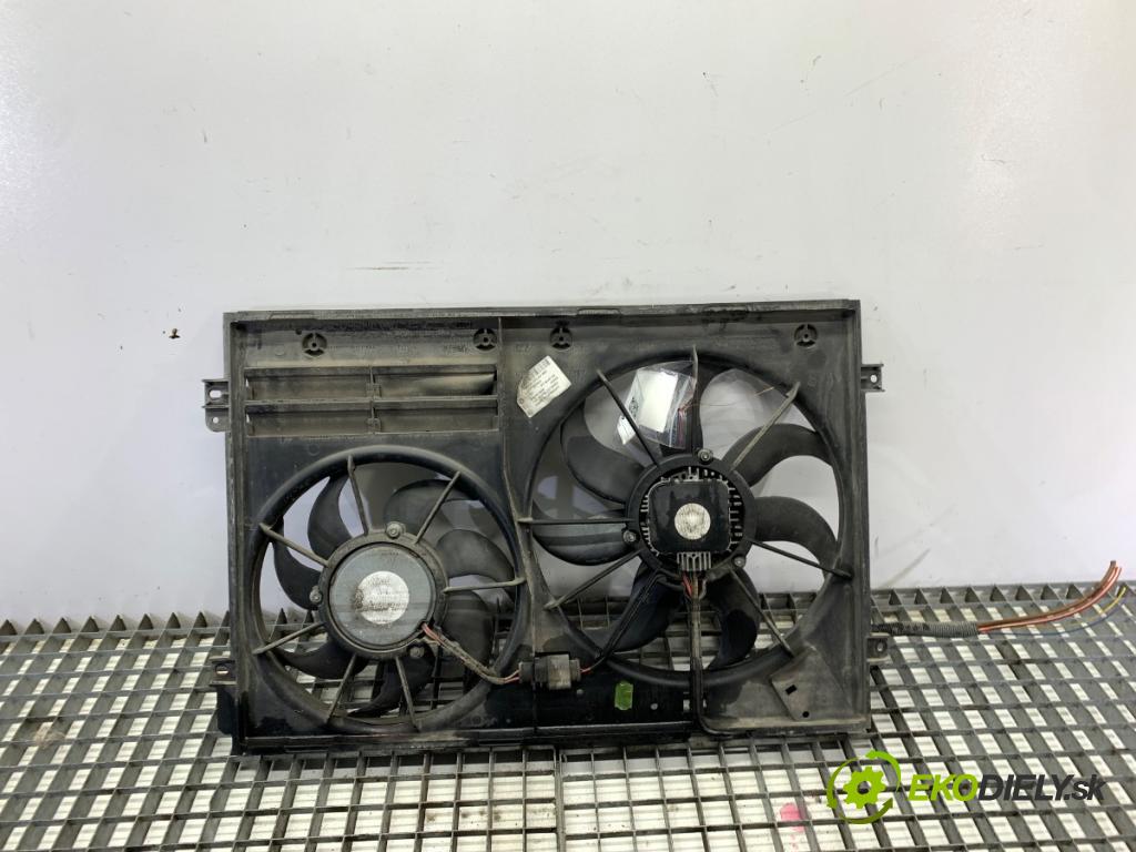 AUDI A3 8P liftback 2004 103 kW 2.0 TDI 1968 ventilátor klimatizace 1K0121205AD (Ventilátor chladiče klimatizace)
