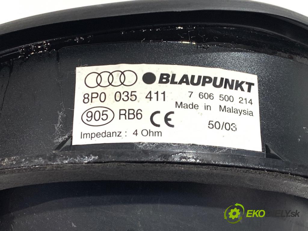 AUDI A3 8P liftback 2004 103 kW 2.0 TDI 1968 reproduktor Dvere predný ľavy 8P0035411