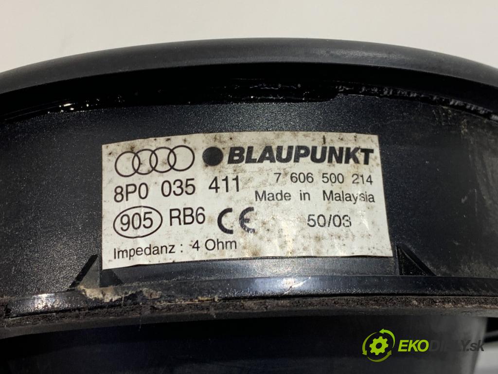 AUDI A3 8P liftback 2004 103 kW 2.0 TDI 1968 reproduktor Dvere predný pravy 8P0035411