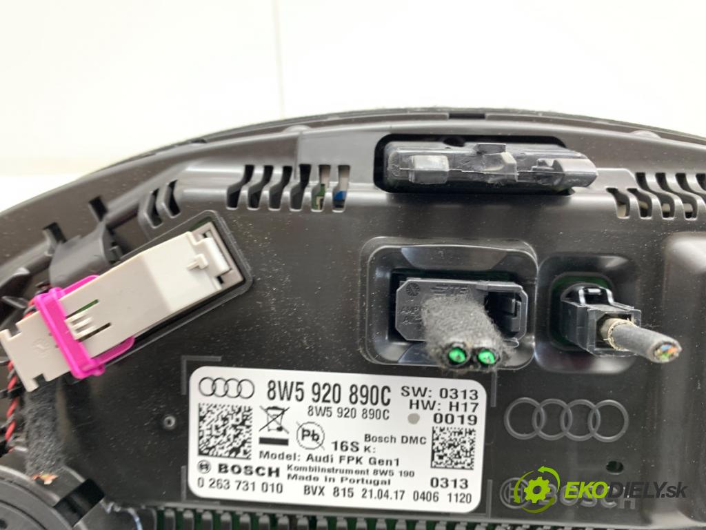 AUDI Q5 FY SUV 2018 260 kW SQ5 TFSI quattro 2995 prístrojovka 8W5920890C (Přístrojová deska)