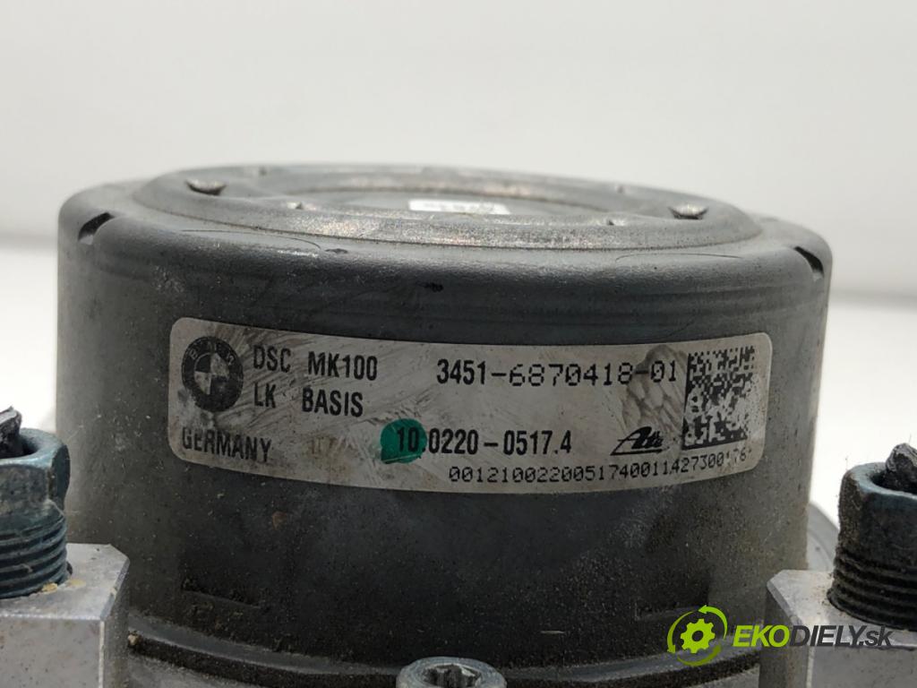 BMW F30 sedan 2015 225 kW 335 i xDrive 2979 Pumpa ABS 6870418 (Pumpa ABS)