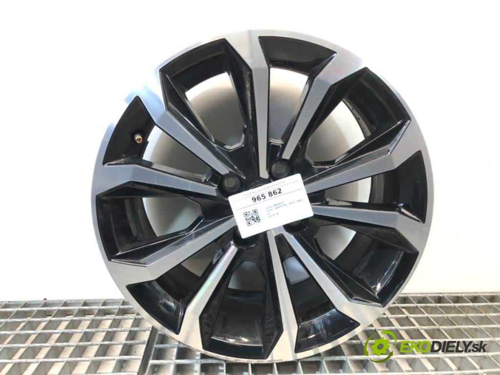 RENAULT CLIO V liftback 2024 74 kW 1.0 LPG (B7MT) 999 disk HLIÍK: 16 6,5J 4X100 60 ET37 403001053R