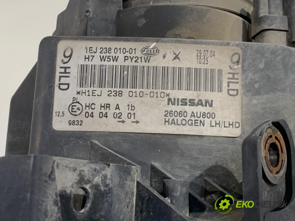 NISSAN PRIMERA P12 sedan 2004 85 kW 1.8 1769 Svetlomet ľavy predný 26060AU800