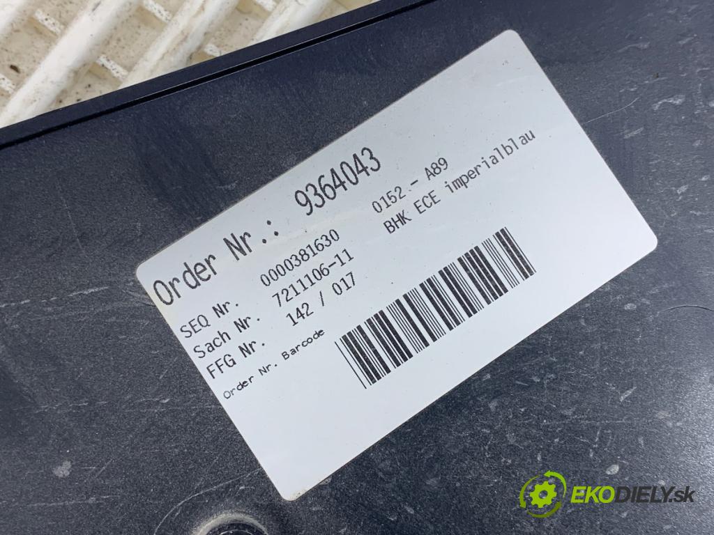 BMW F01 sedan 2010 240 kW 740 i, Li 2979 zadní část - čelo dveří zadní část