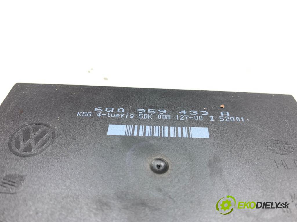 SKODA FABIA I liftback 2001 44 kW 1.4 1397 modul BCM 6Q0959433A (Řídící jednotka ostatní)