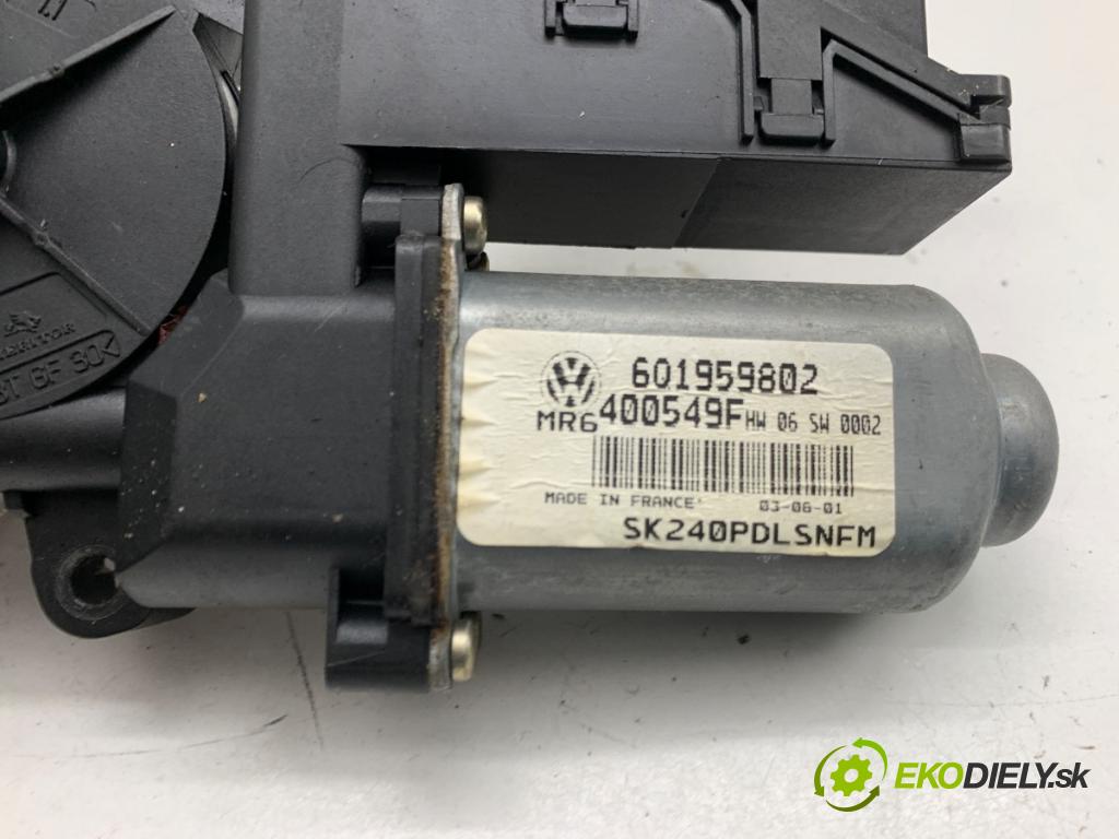 SKODA FABIA I liftback 2001 44 kW 1.4 1397 Motor sťahovania okna pravy predný 6Q1959802