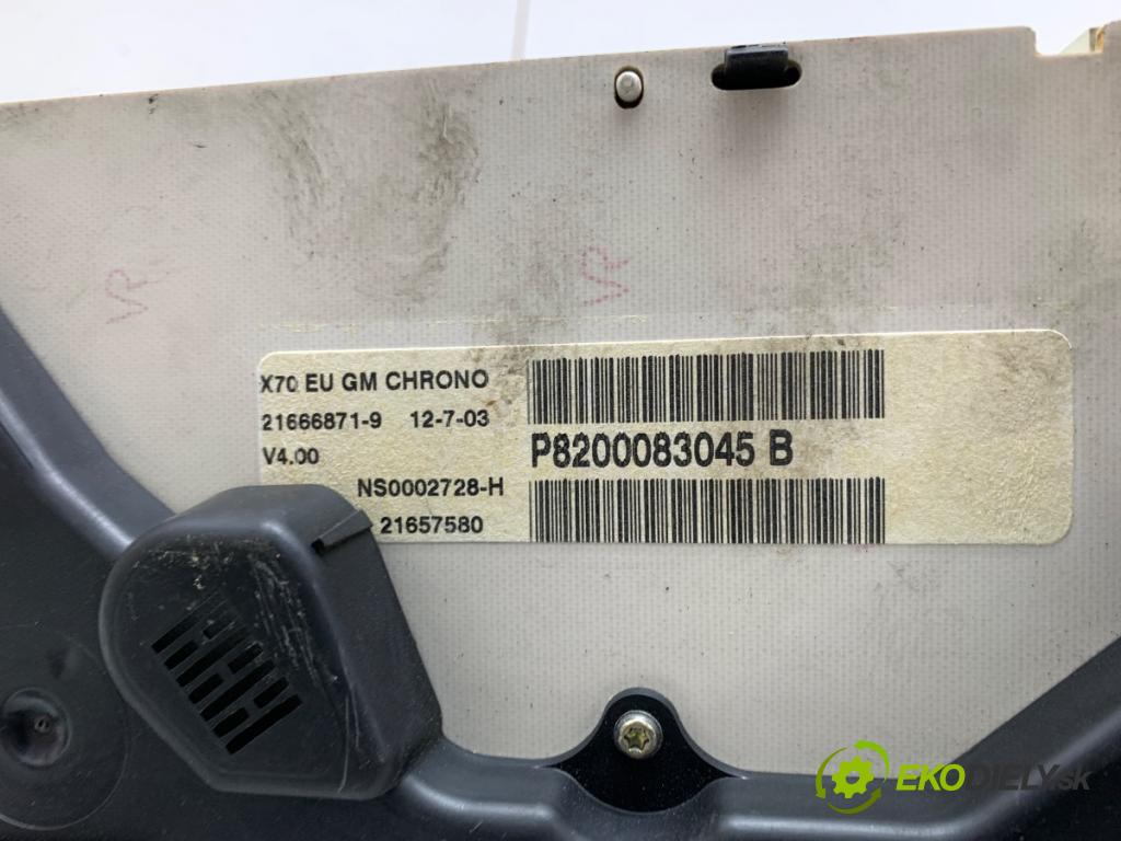 RENAULT MASTER II Platforma / podwozie 2001 84 kW 2.8 dTI 2799 prístrojovka 8200083045 (Přístrojová deska)