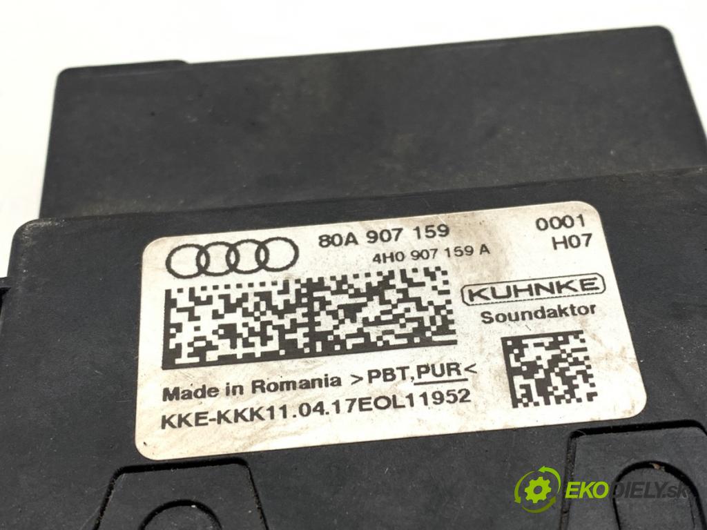 AUDI Q5 FY SUV 2018 260 kW SQ5 TFSI quattro 2995 Modul Riadiaca jednotka ZVUK: 80A907159