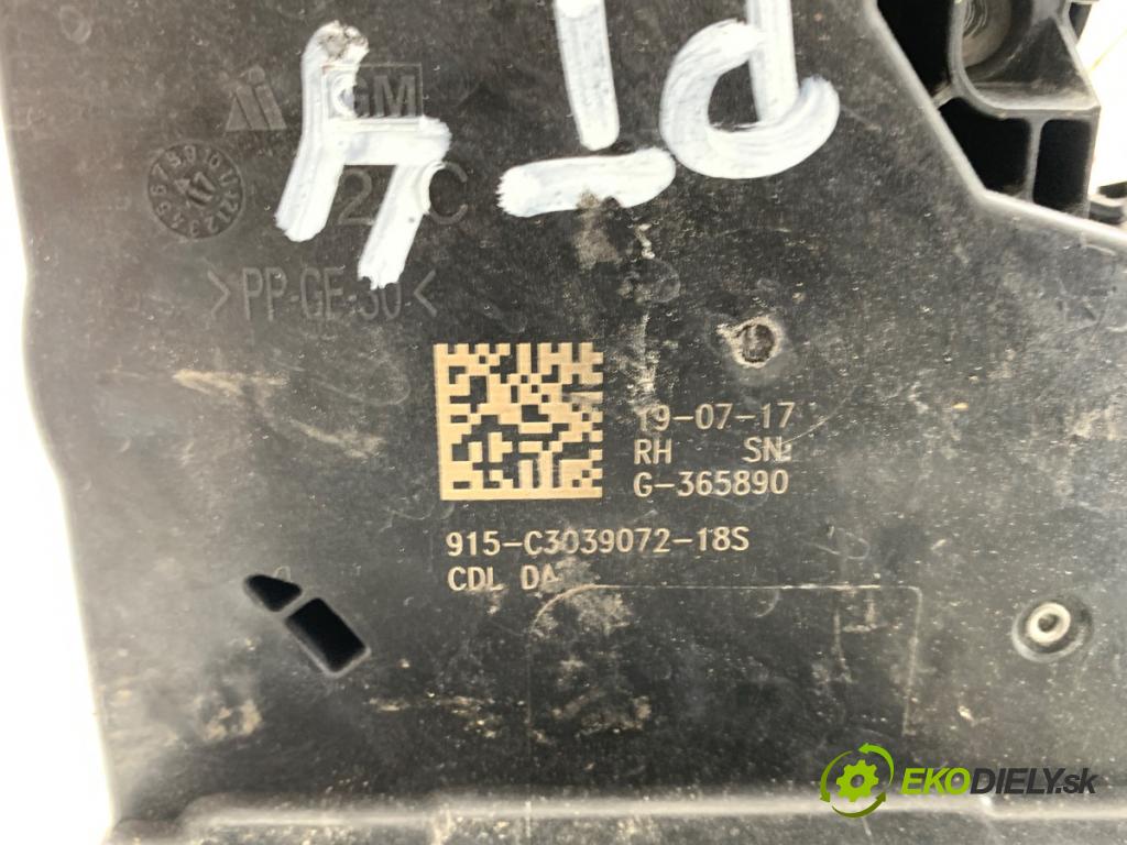 OPEL INSIGNIA B Kombi 2017 121 kW 1.5 (35) 1490 zámok dveře pravý zadní část 13598385