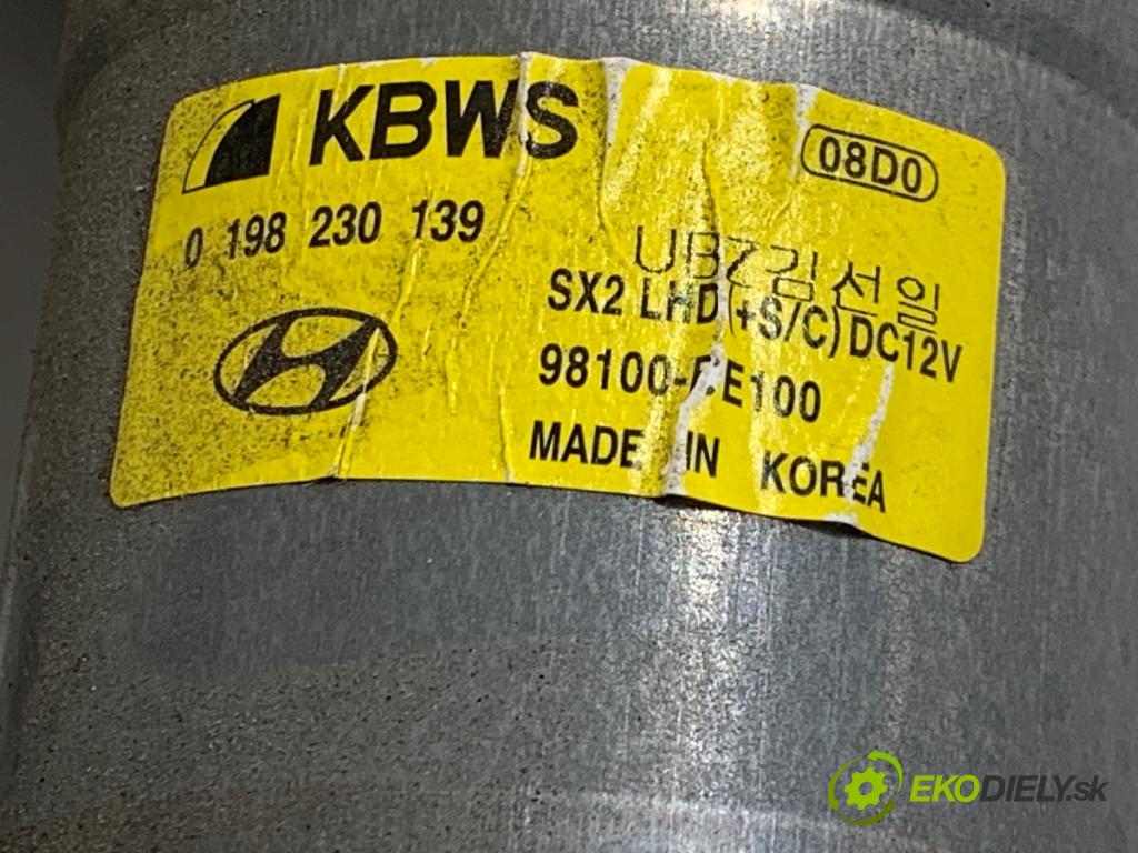 HYUNDAI KONA SUV 2025 102 kW 1.6 T-GDi 1598 Mechanizmus stieračov predný 98100-BE100 (Motorček stieračov predný)