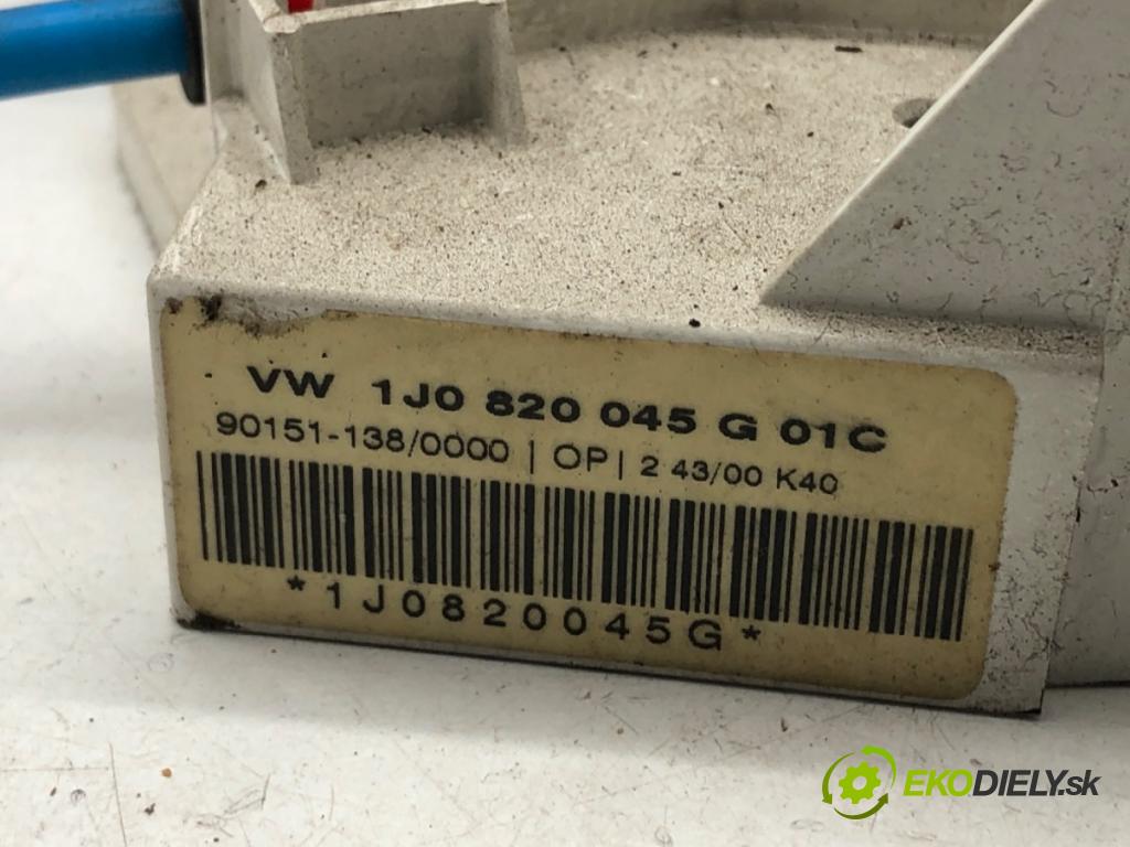 VW PASSAT B5 FL Kombi 2001 74 kW 1.9 TDI 1896 Panel ovládania kúrenia 1J0820045G (Prepínacie páčky pod volantom)