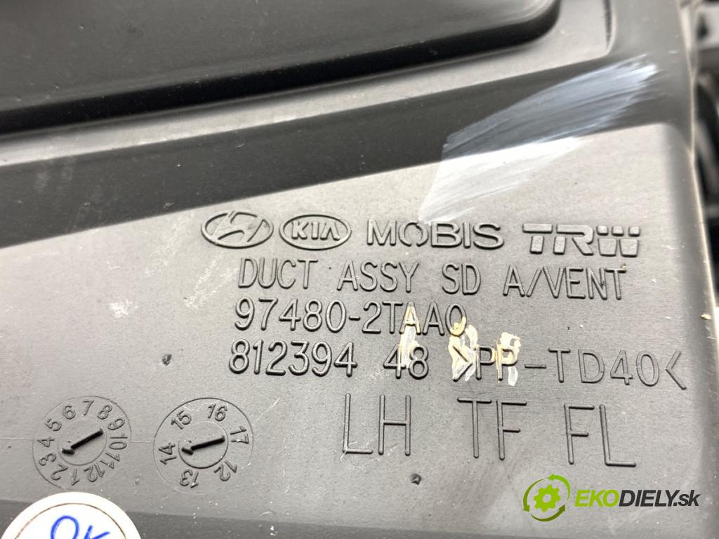 KIA OPTIMA sedan 2014 100 kW 1.7 CRDi 1685 Mriežky kúrenia ľavy predný 97480-2TAA0