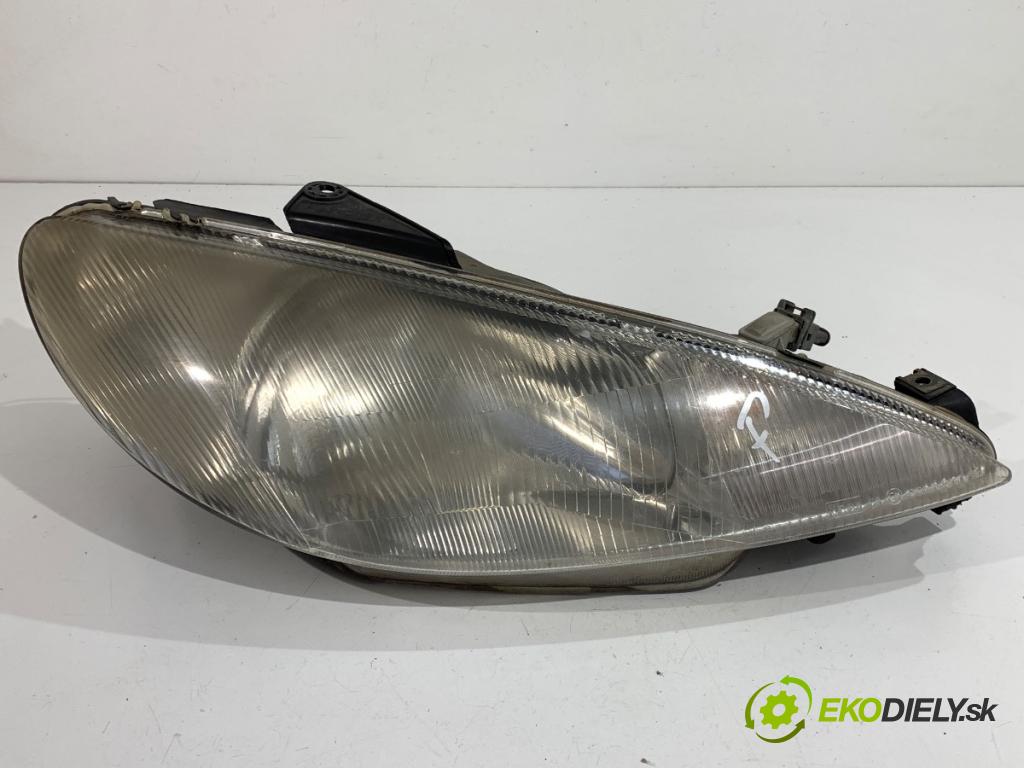 PEUGEOT 206 liftback 2002 66 kW 2.0 HDI 90 1997 Svetlomet pravy predný 9640559480
