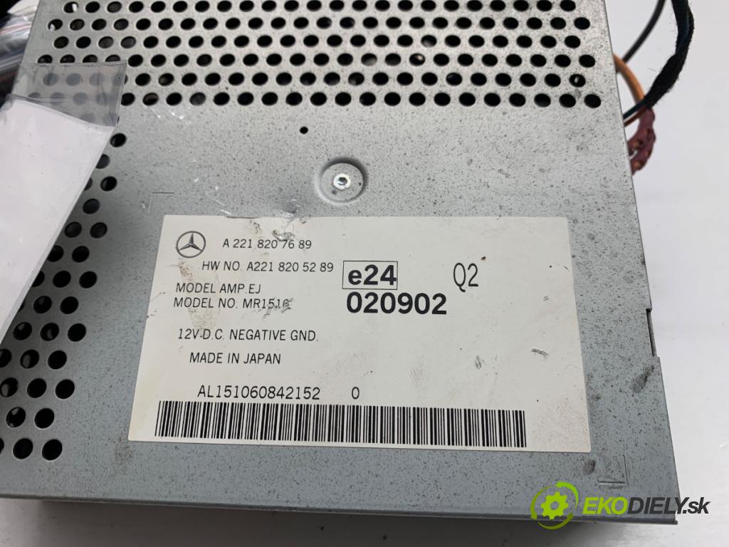 MERCEDES-BENZ W221 sedan 2006 173 kW S 320 CDI (221.022, 221.122) 2987 zesilovač A2218207689 (Zesilovač)