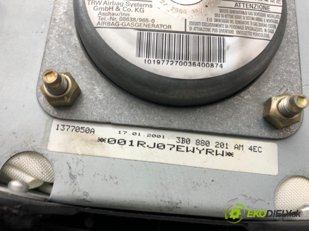 VW PASSAT B5 FL Kombi 2001 74 kW 1.9 TDI 1896 AirBag volantu 3B0880201AM (Airbag)