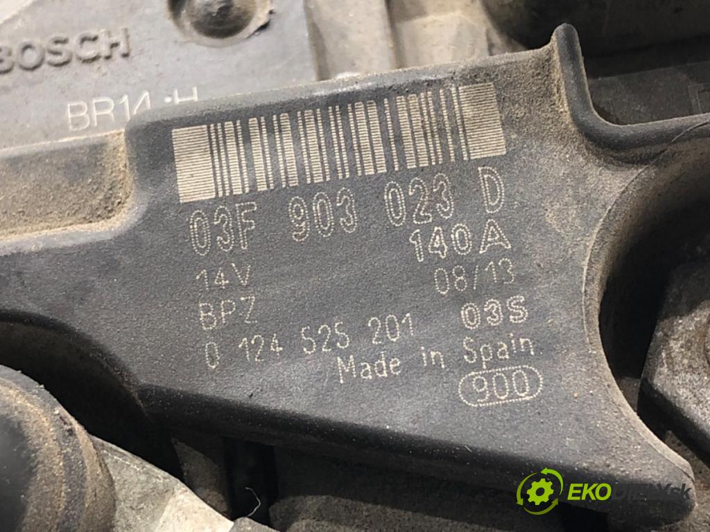 SKODA RAPID liftback 2013 77 kW 1.2 TSI 1197 Alternátor 03F903023D (Alternátor)