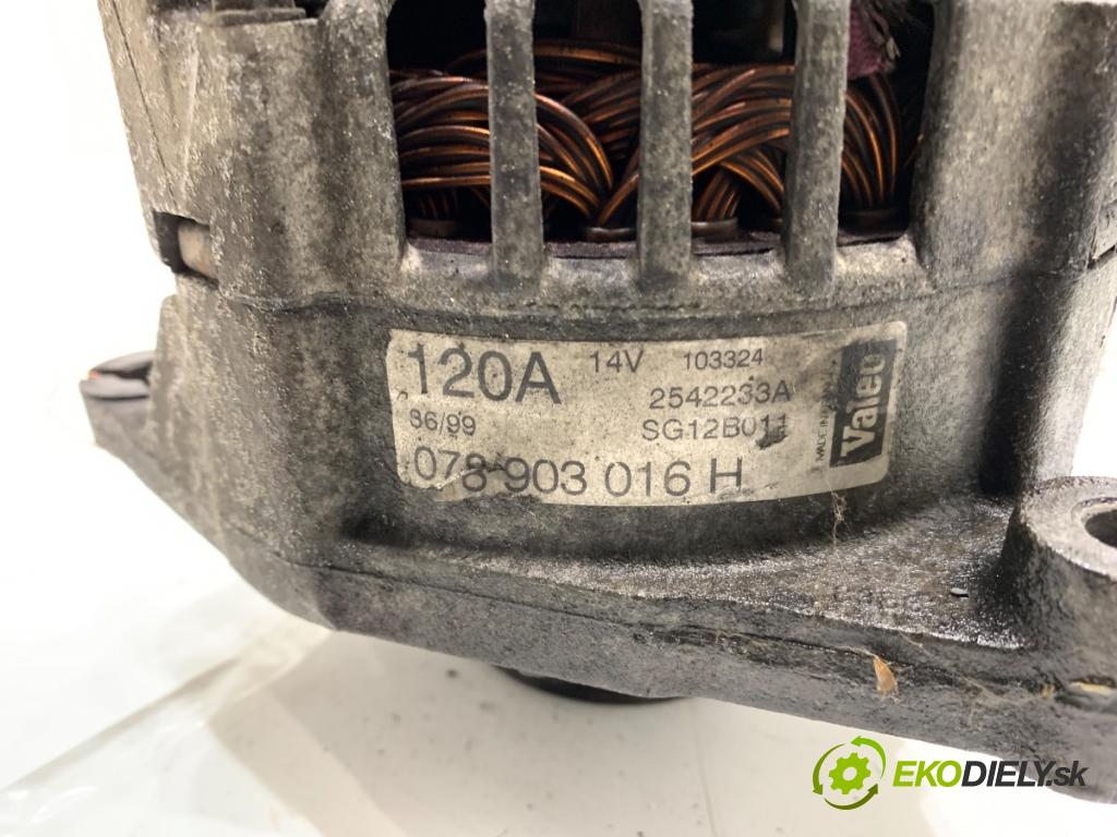 VW PASSAT B5 Kombi 1999 132 kW 2.8 V6 2771 Alternátor 078903016H (Alternátor)