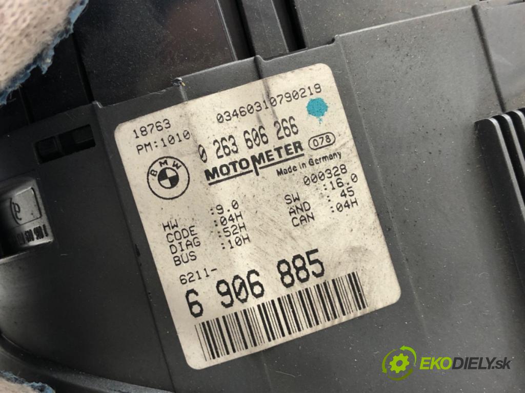 BMW E46 Kombi 2000 135 kW 330 d 2926 prístrojovka 6906885 (Přístrojová deska)
