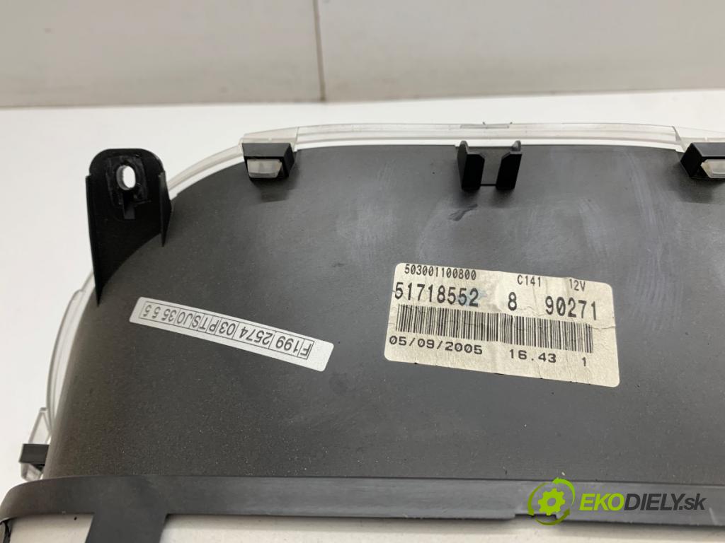 FIAT GRANDE PUNTO liftback 2005 48 kW 1.2 1242 prístrojovka 51718552 (Přístrojová deska)