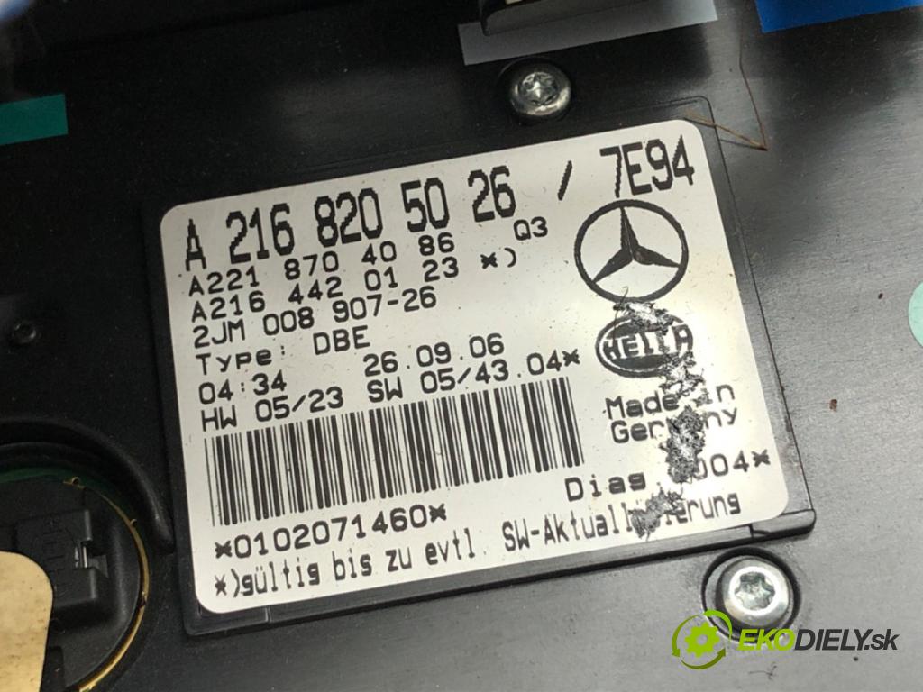 MERCEDES-BENZ W221 sedan 2006 173 kW S 320 CDI (221.022, 221.122) 2987 Svetlo stropné A2168205026