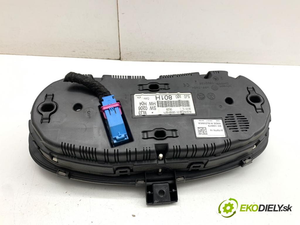 SKODA FABIA II liftback 2012 63 kW 1.4 1390 prístrojovka 5J0920801H (Přístrojová deska)
