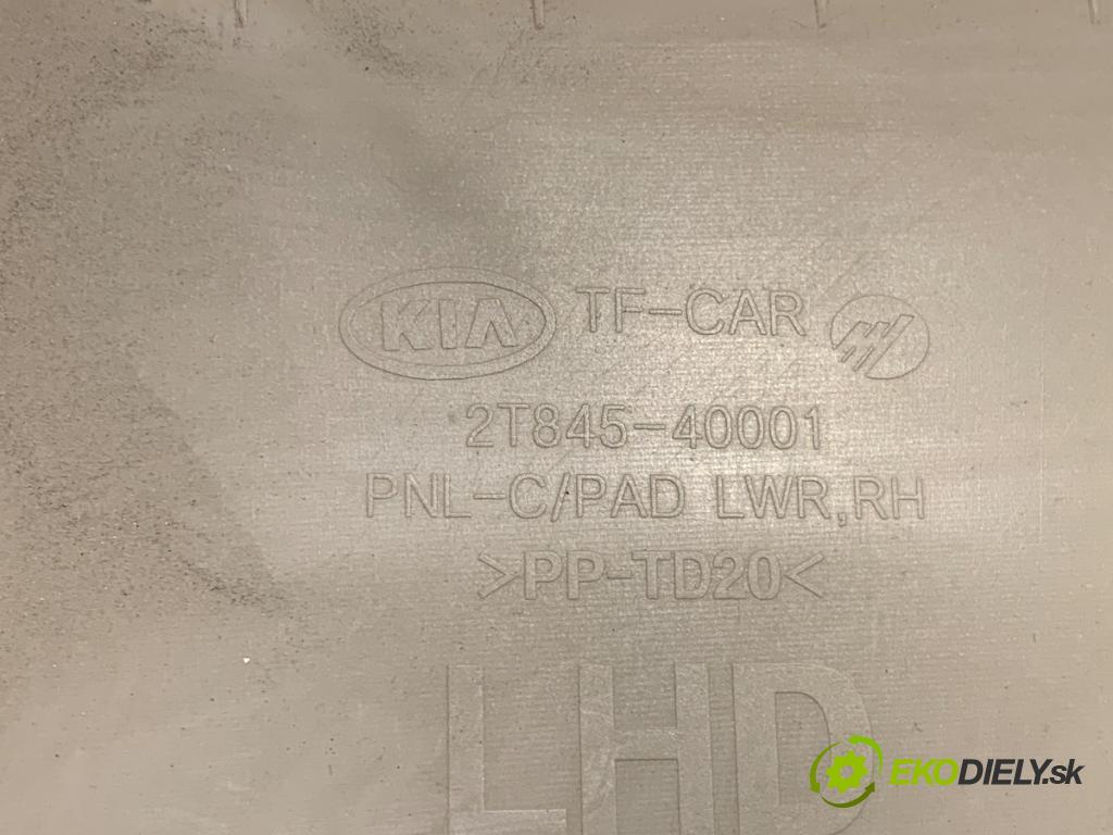 KIA OPTIMA sedan 2014 100 kW 1.7 CRDi 1685 Priehradka, kastlík spolujazdca 2T845-40001 (Priehradka (kastlík))