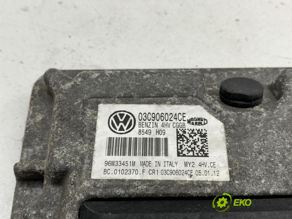 SKODA FABIA II liftback 2012 63 kW 1.4 1390 riadiaca jednotka Motor 03C906024CE (Riadiaca jednotka)