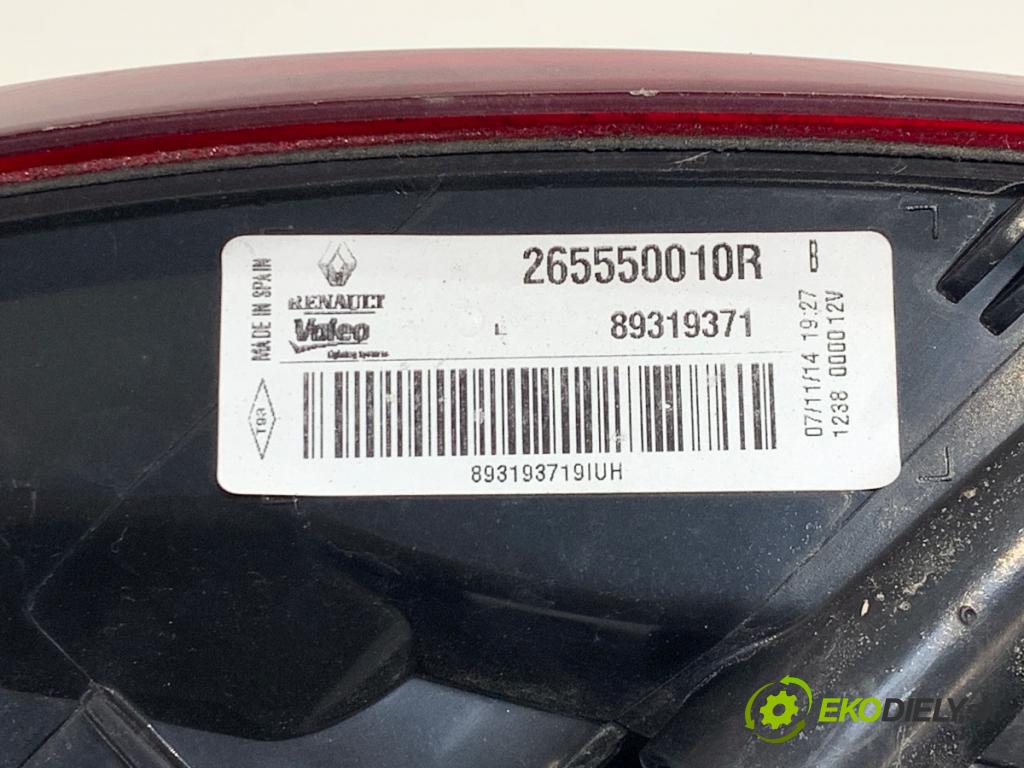 RENAULT MEGANE III Kombi 2014 97 kW 1.2 TCe (KZ16, KZ28) 1197 Svetlo ľavy zad 265550010R