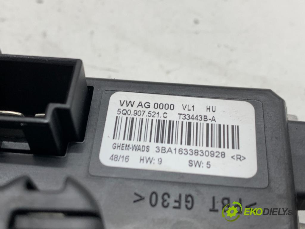 VW TIGUAN SUV 2016 110 kW 1.4 TSI 1395 Odpor, rezistor kúrenia vzduchu 5Q0907521C (Odpor (rezistor) kúrenia)