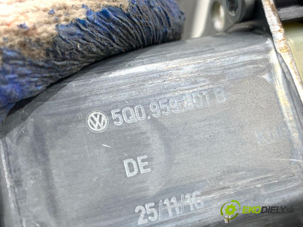 VW TIGUAN SUV 2016 110 kW 1.4 TSI 1395 mechanismus okna pravý přední část 5Q0959801B