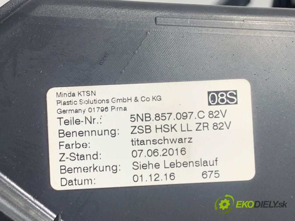 VW TIGUAN SUV 2016 110 kW 1.4 TSI 1395 Priehradka, kastlík spolujazdca 5NB857097C (Priehradka (kastlík))