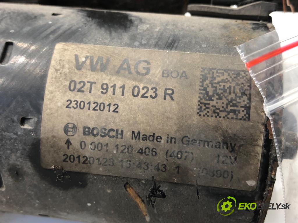 SKODA FABIA II liftback 2012 63 kW 1.4 1390 Štartér 02T911023R (Štartér)