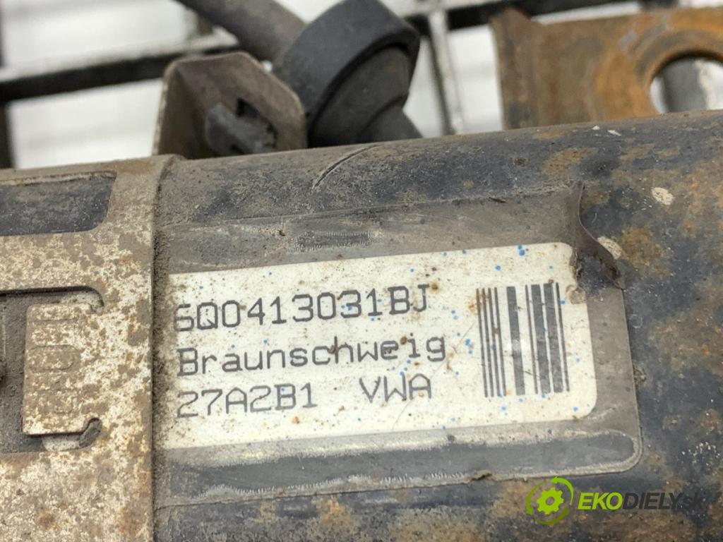 SKODA FABIA II liftback 2012 63 kW 1.4 1390 tlumič levý přední část ZE 5Q0413031BJ