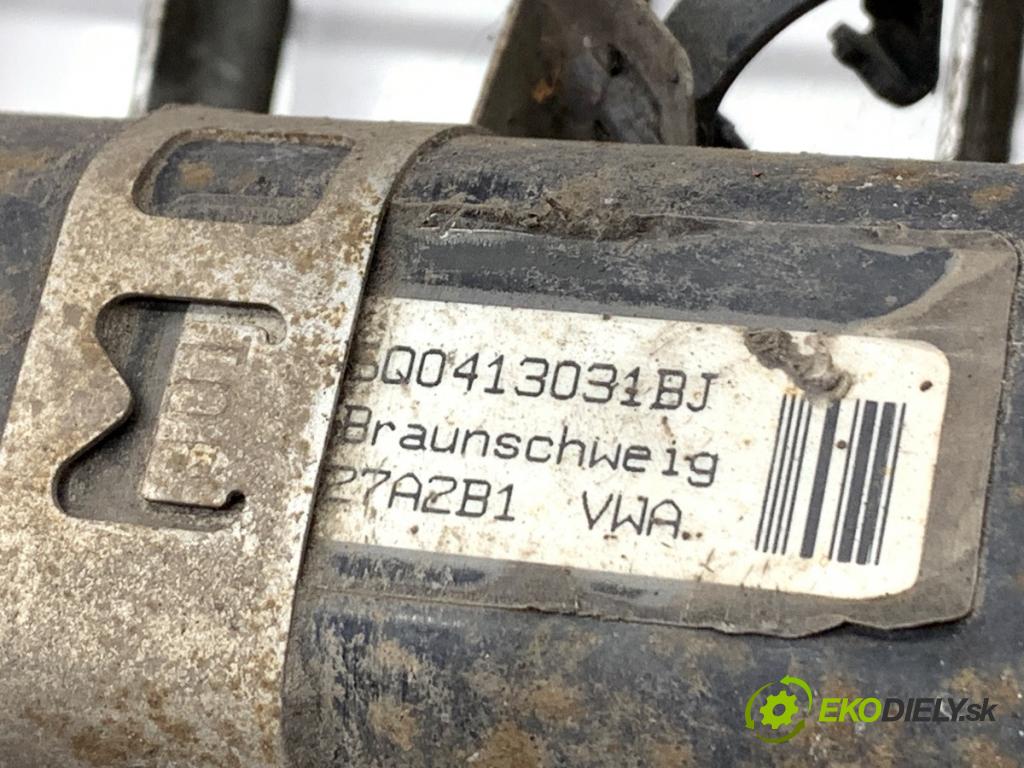 SKODA FABIA II liftback 2012 63 kW 1.4 1390 tlumič pravý přední část ZE 5Q0413031BJ