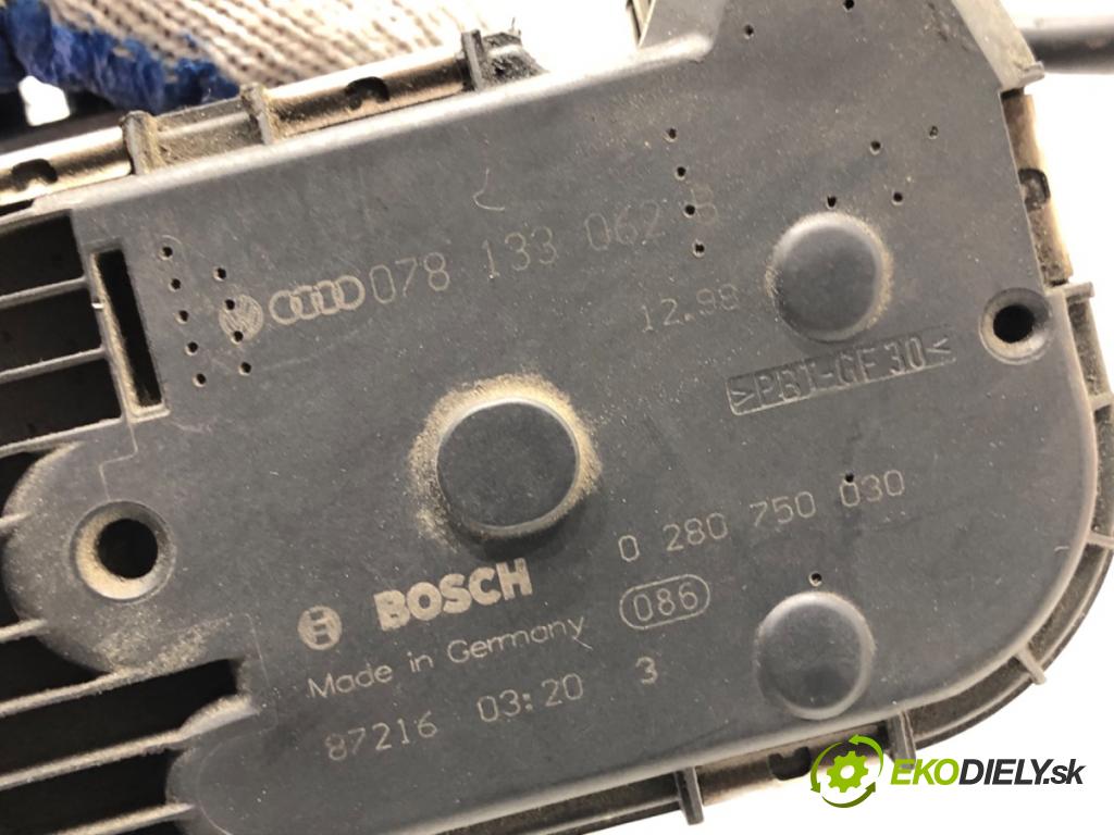 AUDI A6 C5 Kombi 1999 142 kW 2.8 quattro 2771 škrtíci klapka 078133062B (Škrticí klapka)