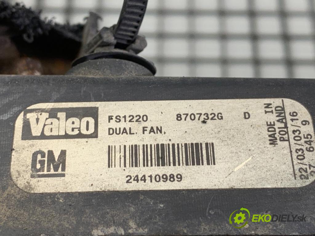 OPEL VECTRA C sedan 2003 129 kW 2.0 16V Turbo (F69) 1998 Ventilátor chladiča 24410989 (Ventilátor)