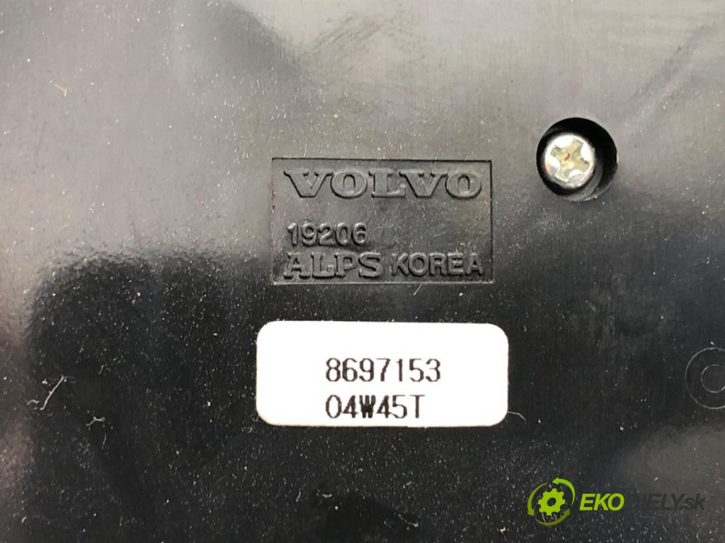 VOLVO S40 II sedan 2004 100 kW 2.0 D 1998 Panel ovládania kúrenia 8697153 (Prepínacie páčky pod volantom)