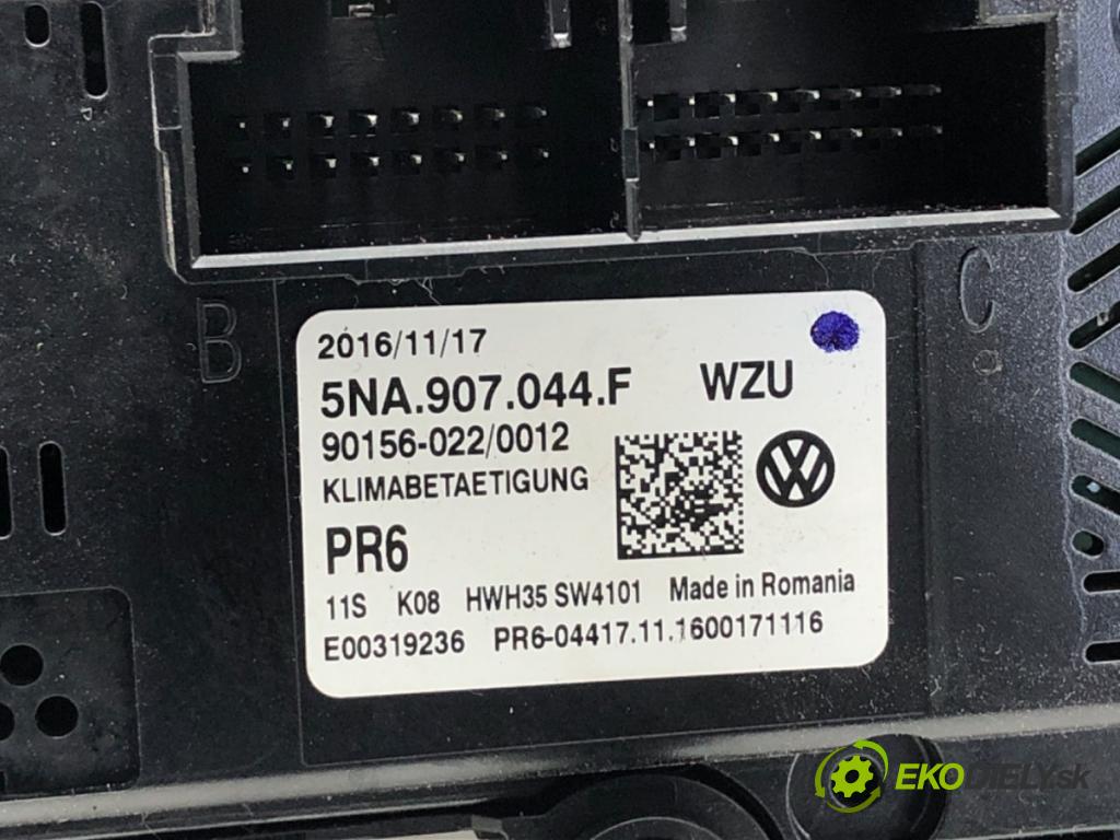 VW TIGUAN SUV 2016 110 kW 1.4 TSI 1395 Panel ovládania kúrenia 5NA907044F (Prepínacie páčky pod volantom)