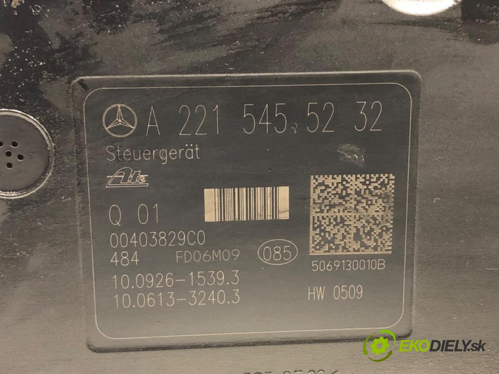 MERCEDES-BENZ W221 sedan 2006 173 kW S 320 CDI (221.022, 221.122) 2987 Pumpa ABS A2215455232 (Pumpa ABS)