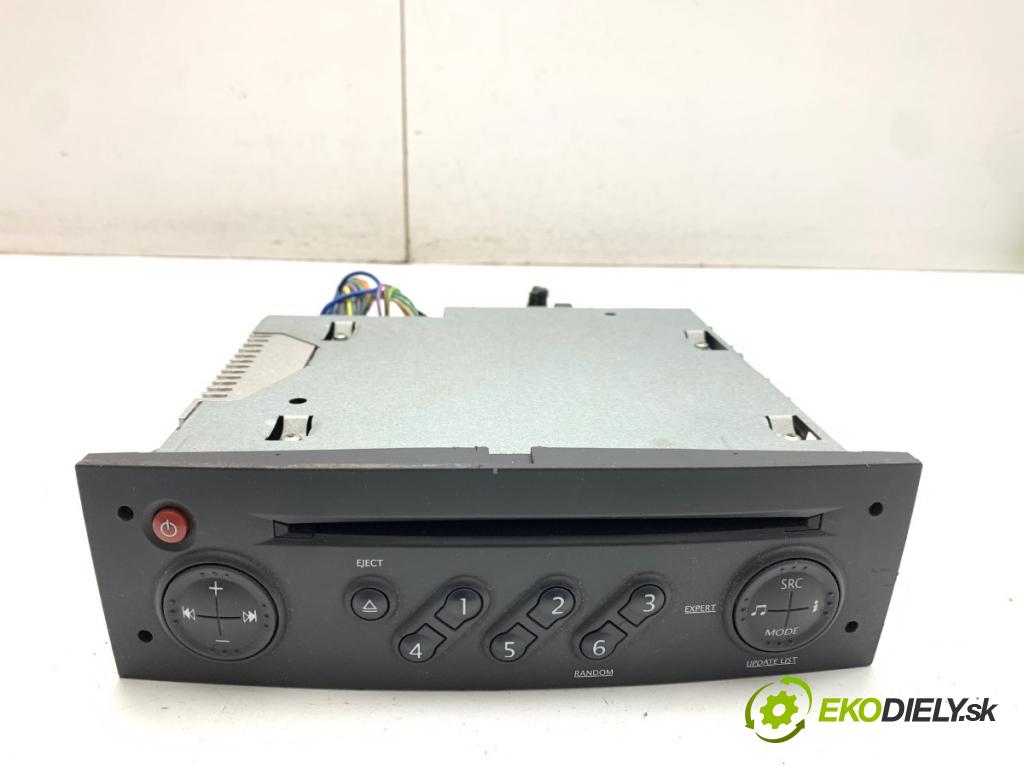 RENAULT SCÉNIC II nadwozie wielkoprzestrzenne (MPV) 2008 78 kW 1.5 dCi (JM1E, JM16) 1461 RADIO 8200607918C (Audio zariadenie)