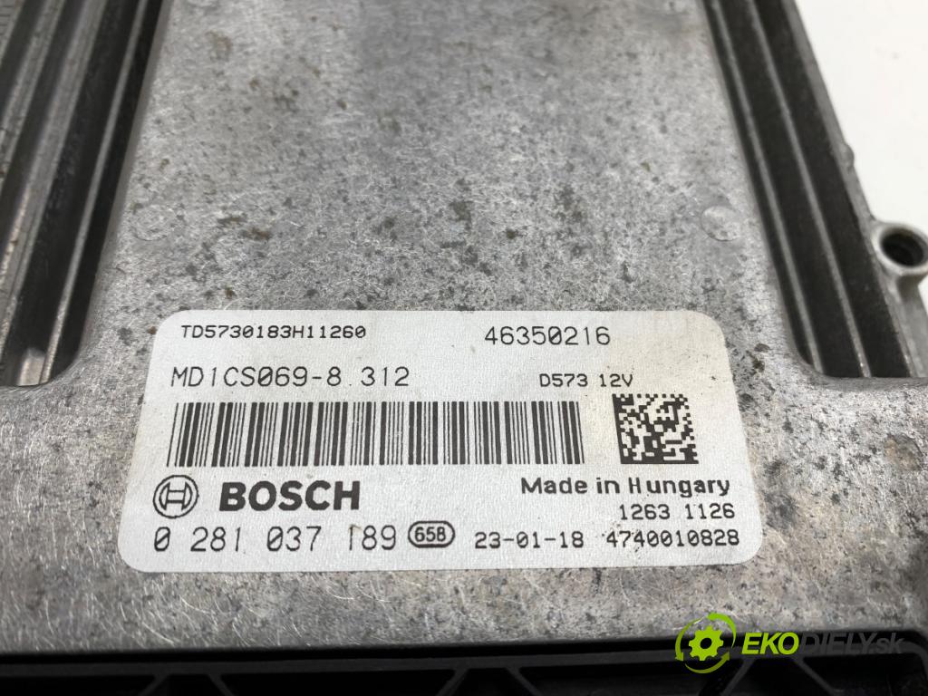 FIAT DUCATO III Autobus 2023 103 kW 140 Multijet 2,2 D 2184 riadiaca jednotka Motor 0281037189 (Riadiaca jednotka)
